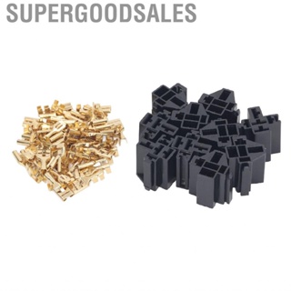 Supergoodsales 5 Pin Relay Connector  Stable Kit 10 Set Good Insulation Burr Free for Car Truck