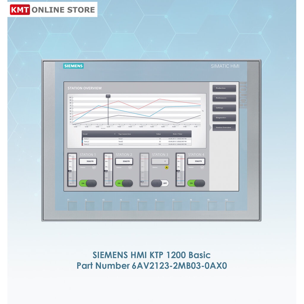 SIEMENS HMI KTP 1200 Basic