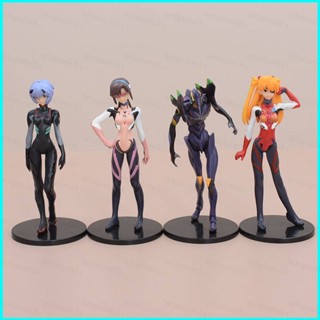 Star3 โมเดลฟิกเกอร์ EVA Asuka Ayanami Rei Mari EVANGELION-01 ของขวัญ สําหรับตกแต่งบ้าน 4 ชิ้น