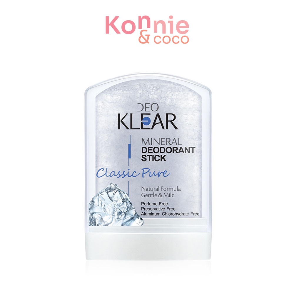 DEOKLEAR Mineral Deodorant Stick ดีโอเคลียร์ โรลออนสารส้มธรรมชาติ.