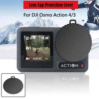 ฝาครอบเลนส์สําหรับ DJI Osmo Action 5/4/3 กีฬากล้องเลนส์ฝาครอบป้องกันกันฝุ่นและฤดูใบไม้ร่วงสําหรับ DJI Action 4 อุปกรณ์เสริม
