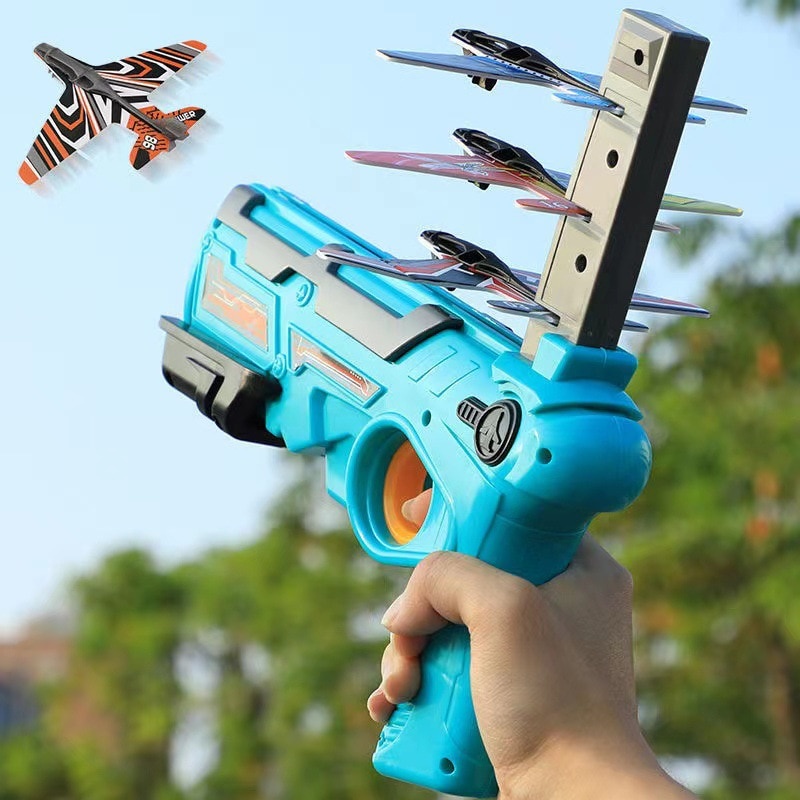 Good quality warrantyChildren's Toy Ejection Aircraft Shooting Game Outdoor Parent-child Sports Toy 