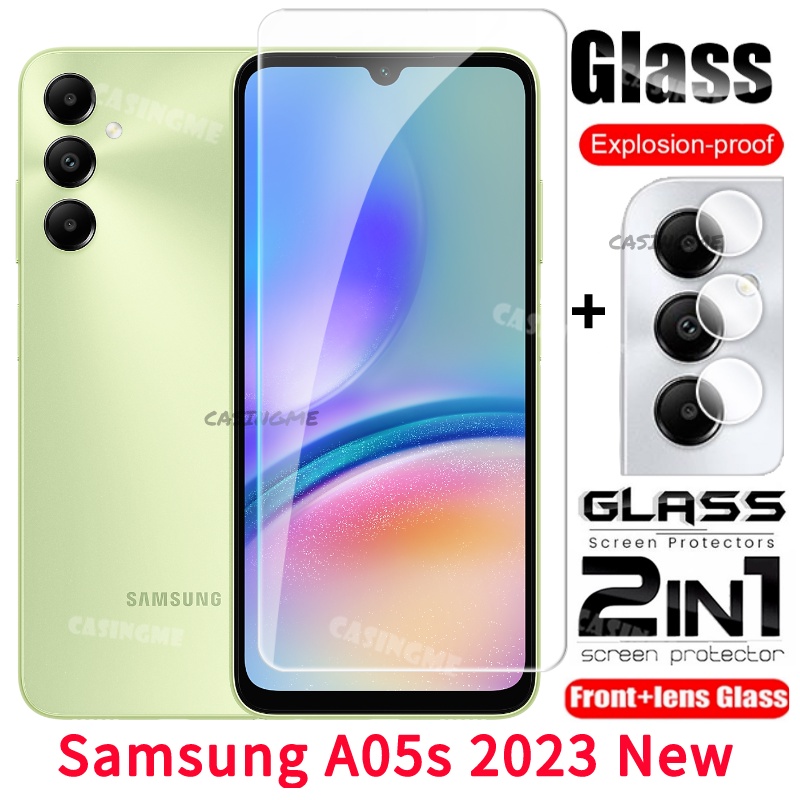 ฟิล์มกระจกนิรภัยกันรอยหน้าจอ เลนส์กล้อง ด้านหลัง สําหรับ Samsung A05s 2023 A05s A05s 05A A05 S 4G 5G