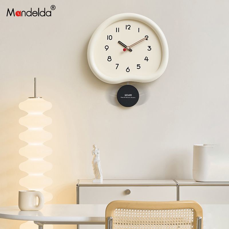 Mandelda นาฬิกาแขวนผนัง สไตล์โมเดิร์นมินิมอล สําหรับห้องนั่งเล่น 2023