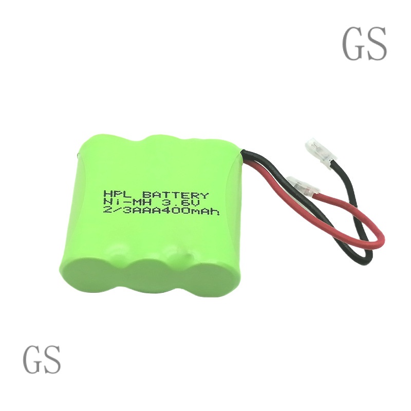 GS for different models of cordless telephone universal battery 2/3AAA400 3.6V rechargeable battery

