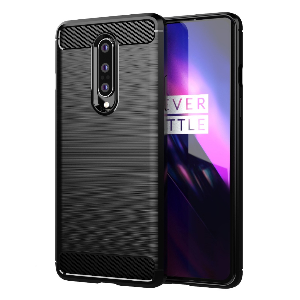 สําหรับ OnePlus 8, แปรงคาร ์ บอนไฟเบอร ์ ป ้ องกันกรณีนุ ่ ม , ทนต ่ อแรงกระแทก , ป ้ องกันรอยขีดข ่ วน , ป ้ องกันเคสโทรศัพท ์ ธุรกิจ