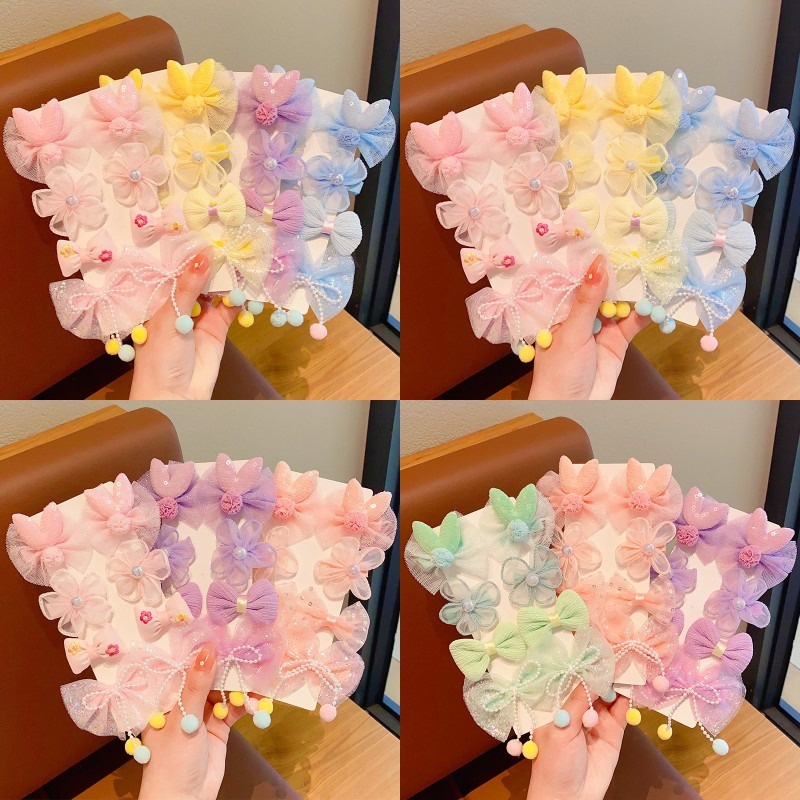 8 ชิ้น เซต กิ๊บติดผม สําหรับเด็ก แฟชั่นเกาหลี ใหม่ น่ารัก โบว์เล็ก กิ๊บติดผมเด็ก กิ๊บด้านข้าง เรียบ กิ๊บติดผม เครื่องประดับผม