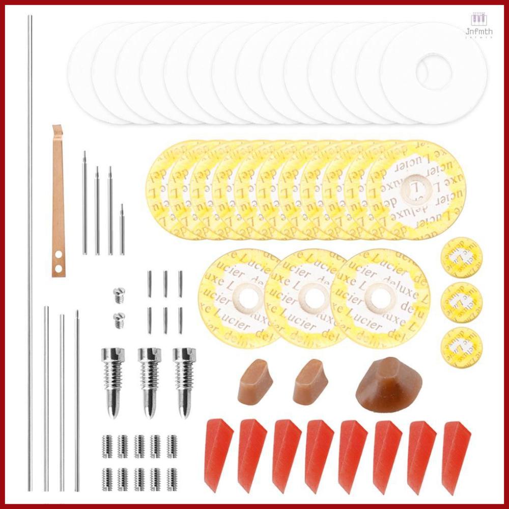 All-in-One Flute Repair Tool Kit - Shafts, Screws, Gaskets, Pads, Dowels, Reed - Musical Instrument Accessories