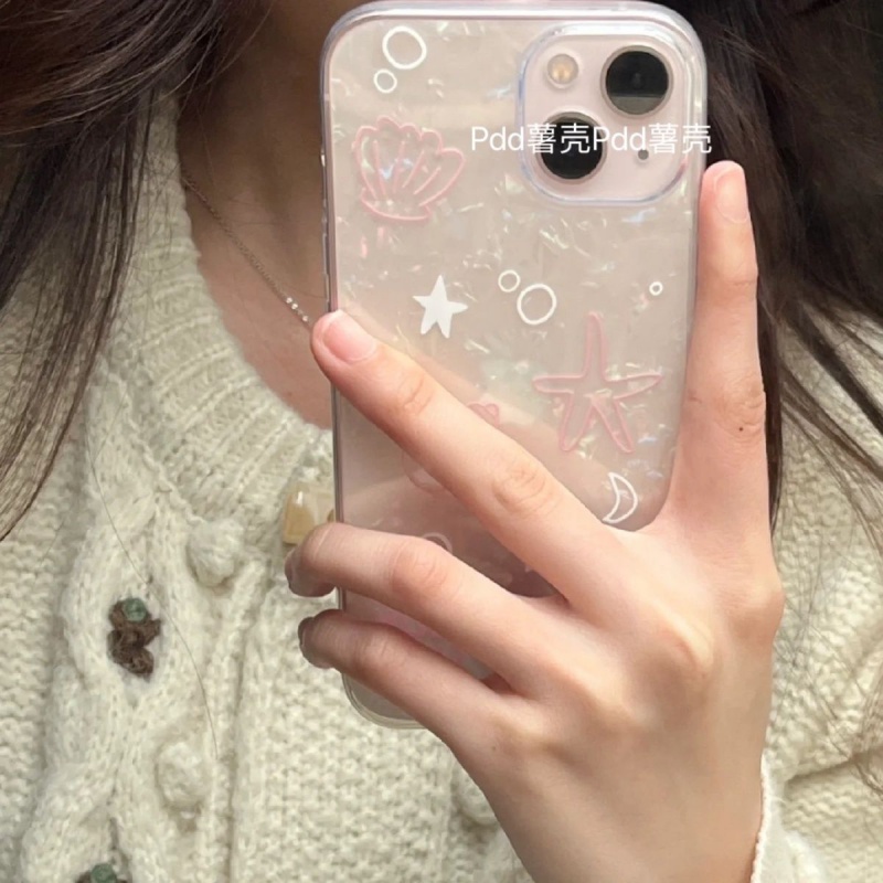 เคสโทรศัพท์มือถือแบบใส กันกระแทก ลายปลาดาว สําหรับ iPhone 15 13promax 12 11pro xr xsmax 7 8plus 5LZK