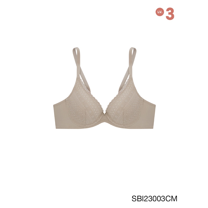 Sabina เสื้อชั้นใน มีโครง รุ่น Modern V รหัส SBI23003CM สีช็อคโกแลต