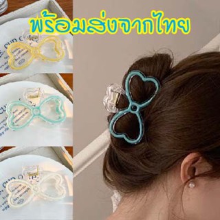 กิ้บติดผมเรซิ่นสีโปร่งใส  สไตล์เกาหลี สีสันสดใส  เครื่องประด…