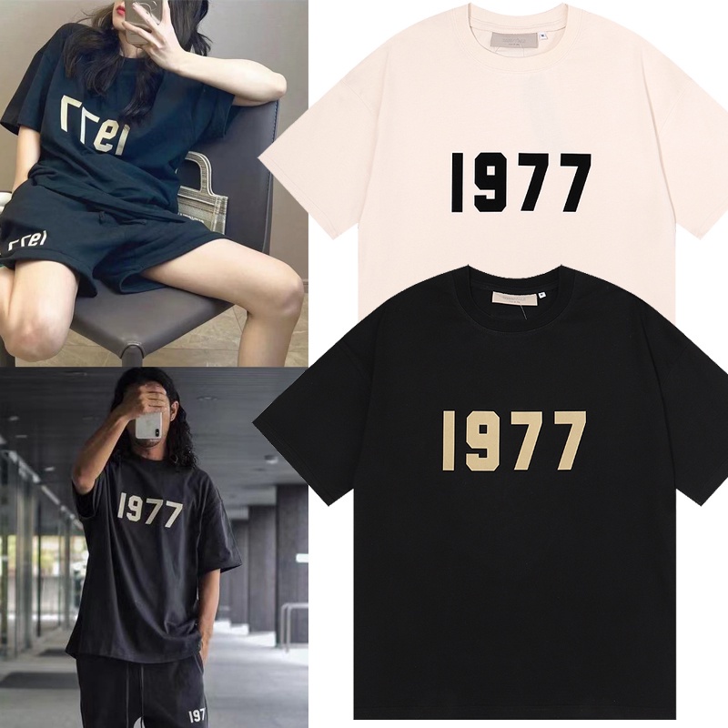 ยินดีต้อนรับ a 🆕พร้อมส่ง เสื้อยืด พิมพ์ลาย ESSENTIALS FEAR OF GOD 1️⃣9️⃣7️⃣7️⃣ 3D แฟชั่น สําหรับผู้ช