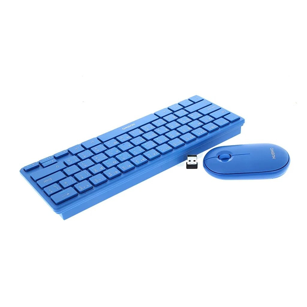 NUBWO NKM633 BLUE KEYBOARD+MOUSE WIRELESS