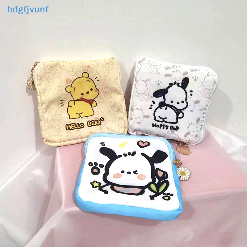 Bdgf กระเป๋าเก็บผ้าอนามัย กระเป๋าใส่เหรียญ กุญแจ หูฟัง สายเคเบิล กันน้ํา