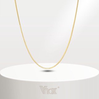 Vnox สร้อยคอโซ่ สเตนเลส 18K สีทอง 1 มม. 2 มม. แฟชั่นคลาสสิก …