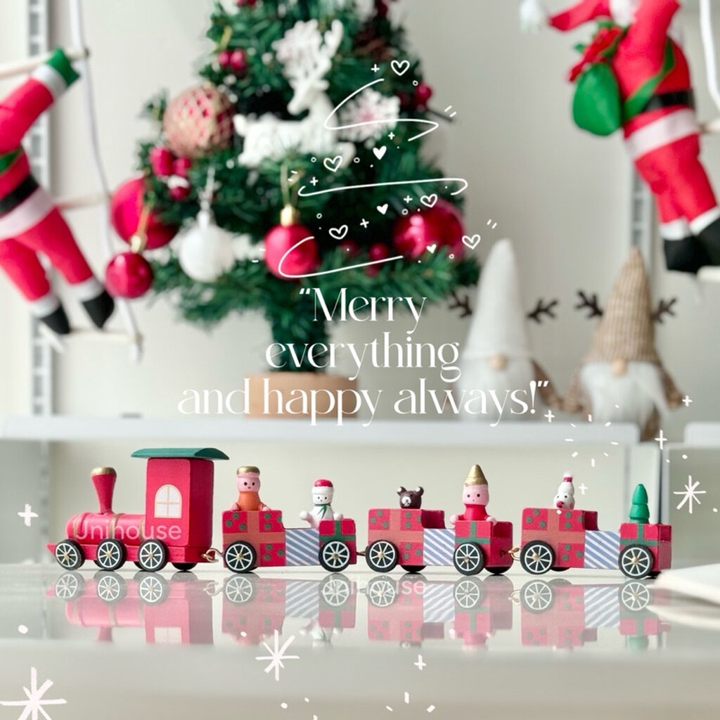[พร้อมส่ง] Jnihouse : Christmas Caravan ขบวนรถไฟคริสต์มาส