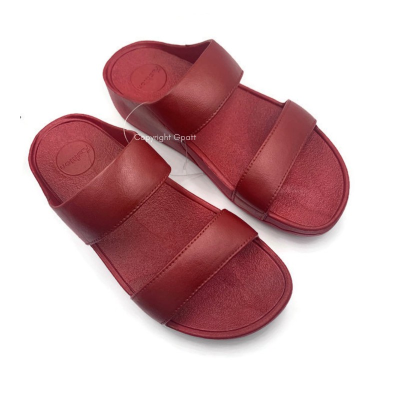 รองเท้ากันน้ำ Gpatt : Plain Plain Sandal รองเท้าแตะแบบสวมสองตอน แฟชั่น