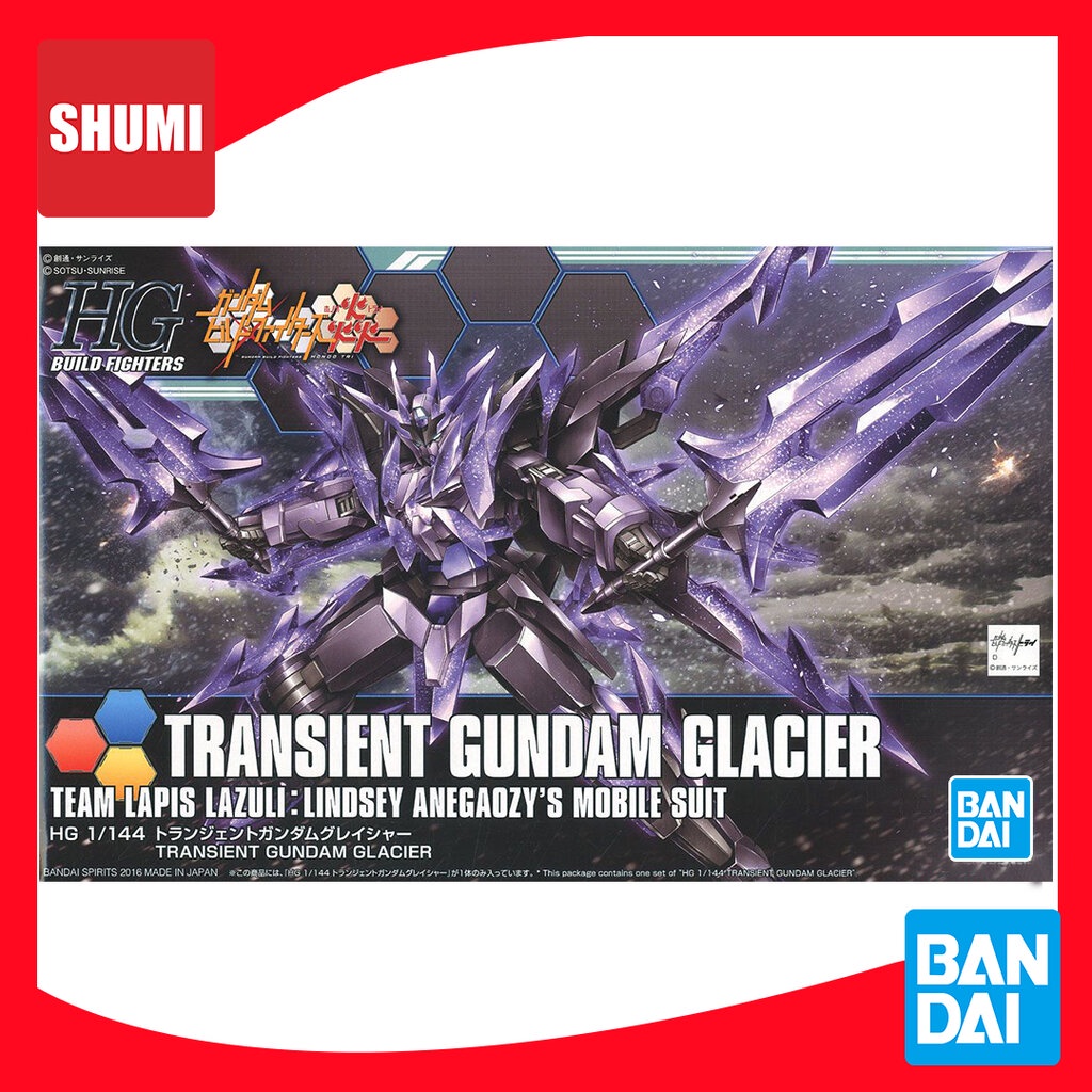 Bandai HG (HGBF) 1/144 TRANSIENT GUNDAM GLACIER 4573102554437 C3
