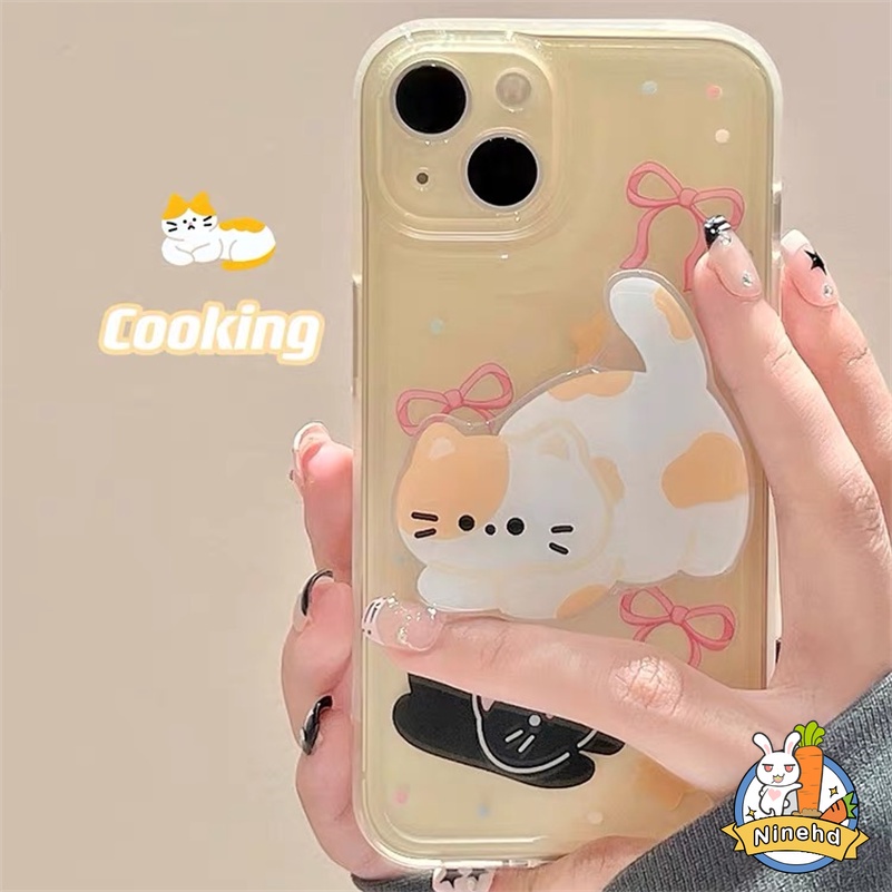 เคสโทรศัพท์มือถือ ลายแมวน่ารัก ประดับโบว์ สําหรับ Vivo Y02 Y16 Y02s Y35 Y22s V27e V27 V25e V25 V23e V21e V20 Pro Y15A Y15s Y21 Y21s Y33s Y33T Y21T Y12s Y12A Y20 Y20s Y20i Y17 Y15 Y12 Y11 S1