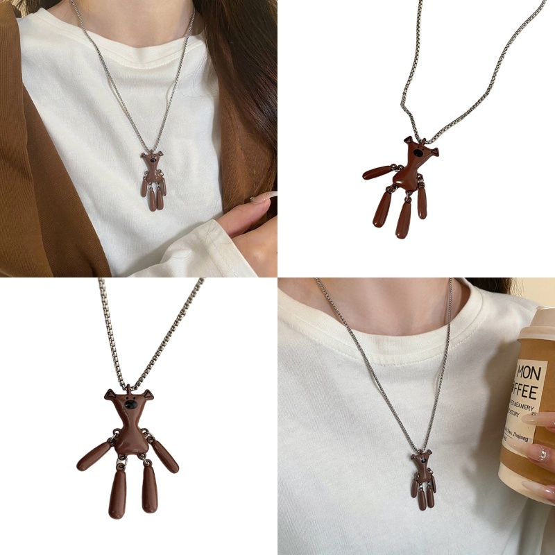 Arin Vintage Curry Bear จี้ Choker Gothic รูปที่ 8