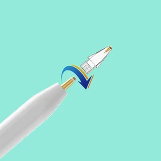 Hdoolink ปลายดินสอโลหะ แบบเปลี่ยน สําหรับ A/pple Pencil Tip Nib for A/pple Pencil 1st 2nd Generation 1 2th
