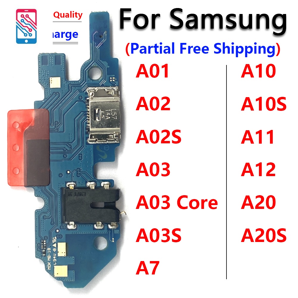 ใหม่ บอร์ดเชื่อมต่อสายชาร์จ แบบยืดหยุ่น สําหรับ Samsung A01 A02 A02S A03 Core A7 A105FN A10 A10S A11 A12 A20 A20S