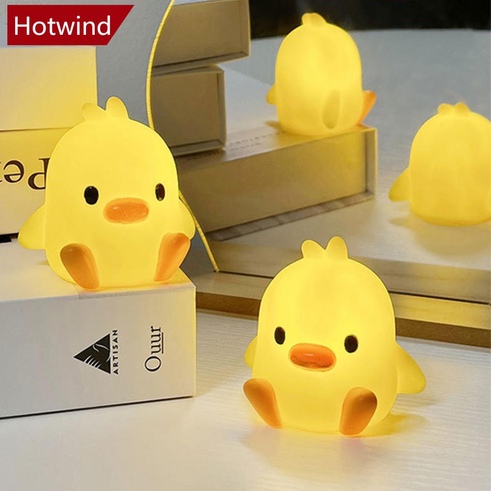 Hotwind โคมไฟตั้งโต๊ะ รูปเป็ดน่ารัก สําหรับตกแต่งห้องนอน M3X6