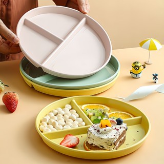ชุดจานอาหารเด็ก ช่องแบ่งถาดหลุมเด็ก ชามข้าวเด็ก จานข้าวเด็ก …