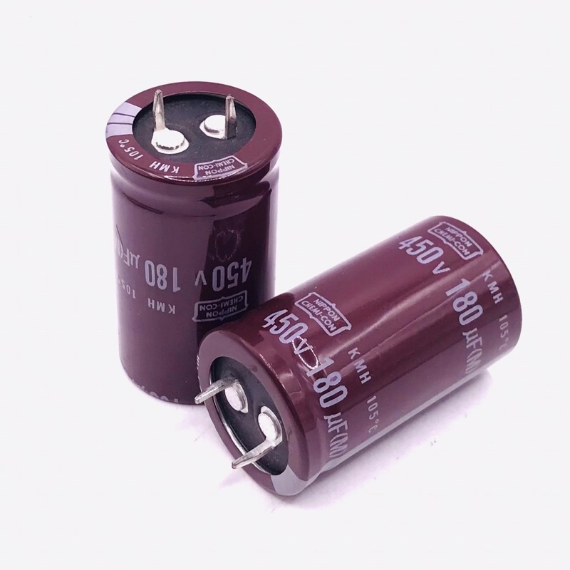 Capacitor 180UF/450V 105องศา(Nippon) คาปาซิเตอร์
