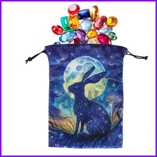 กระเป๋าใส่เครื่องประดับ ไพ่ทาโรต์ ขนาด 13x18 ซม. 5.11x7.08 น…