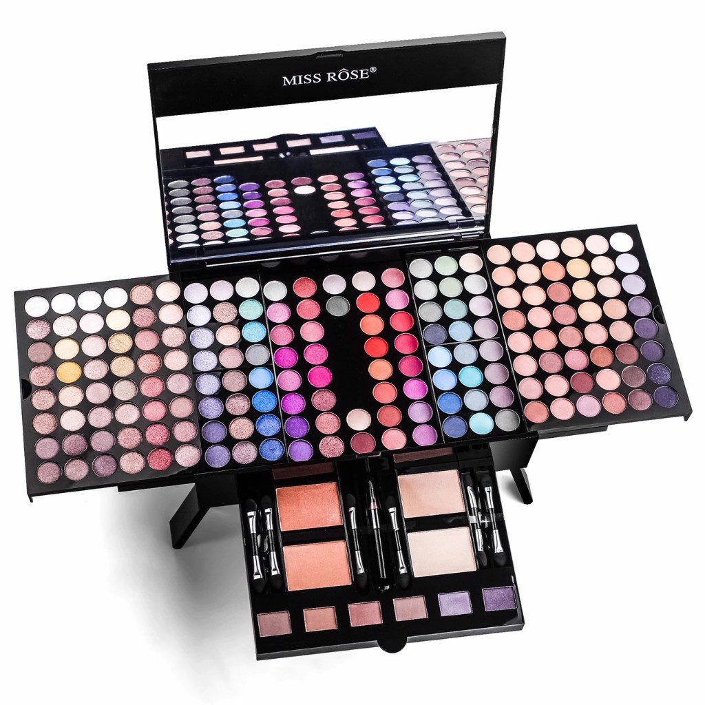 สินค้าพร้อมส่งในไทย Miss Rose พาเลทชิมเมอร์ เนื้อแมตต์ 194 สี สําหรับแต่งหน้า พกพาสะดวก ราคา ถูกที่สุด ดีลบีเคเค แกลเลอรีภาพที่ 2
