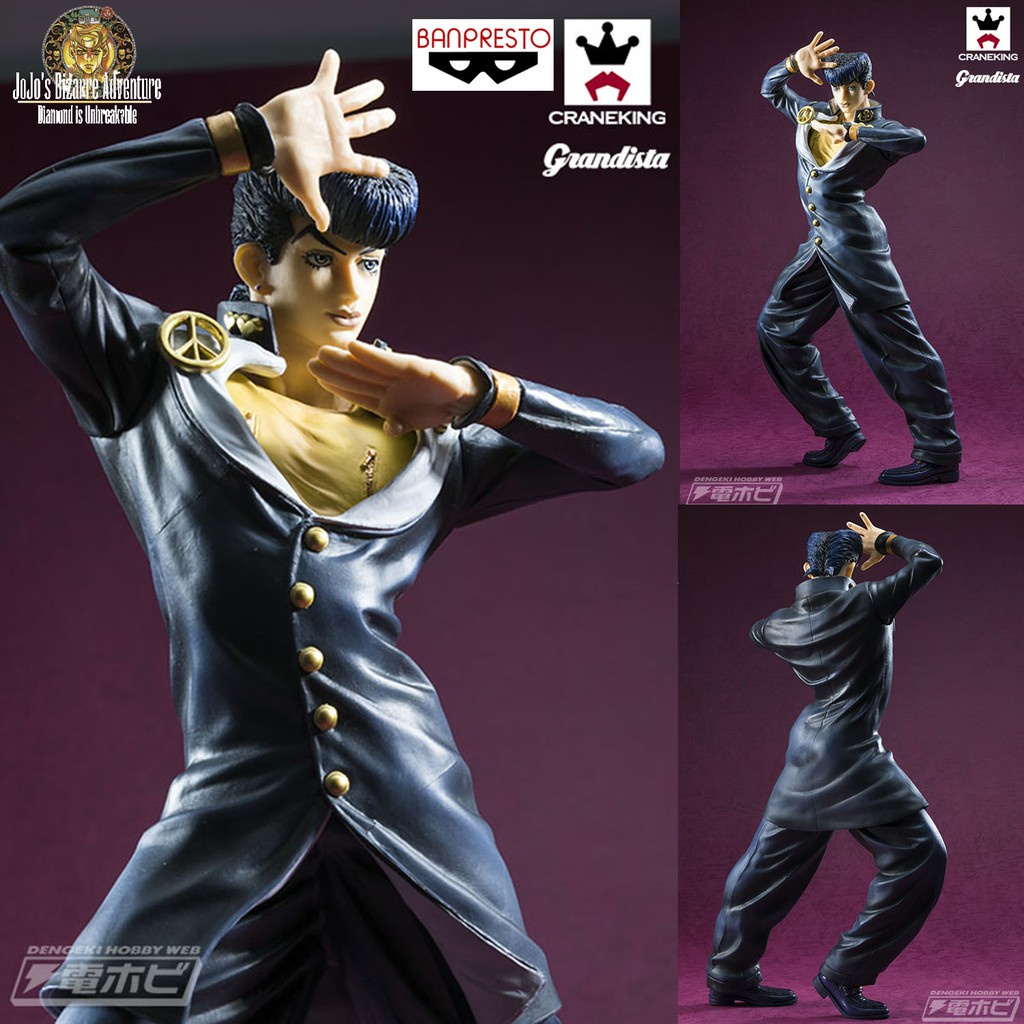 Model Figure งานแท้ Banpresto JoJo’s  โจโจ้ ล่าข้ามศตวรรษ Josuke Higashikata ฮิงาชิคาตะ โจสุเกะ happ