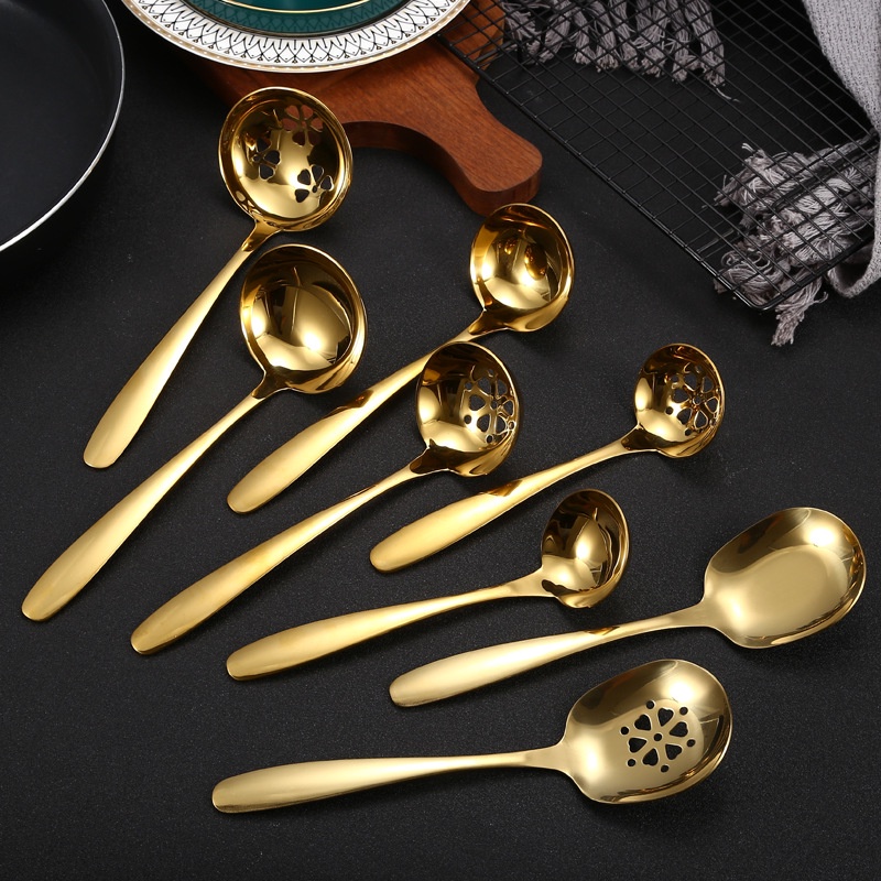 Xilaibao ช้อนสเตนเลส 304 ของใช้ในครัวเรือน เครื่องครัว ช้อนเสิร์ฟ ช้อนเสิร์ฟ หม้อไฟ