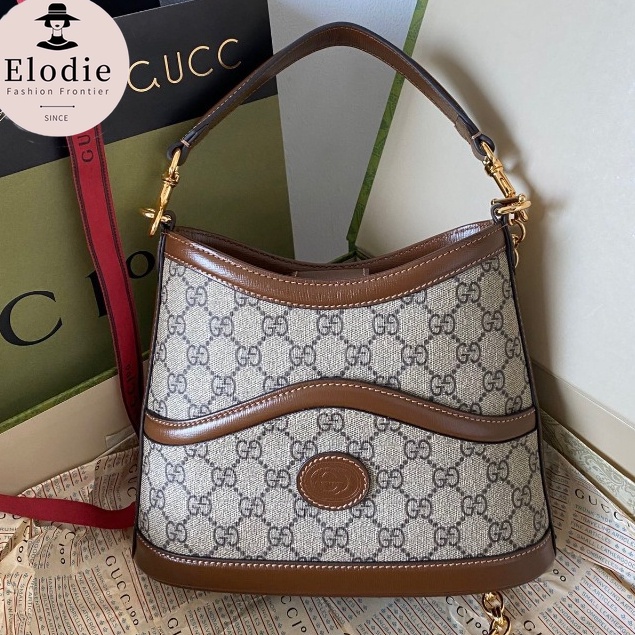 กุชชี่ Gucci Presbyopia Chain Bag กระเป๋าถังผู้หญิง Hand-held กระเป๋าสะพาย