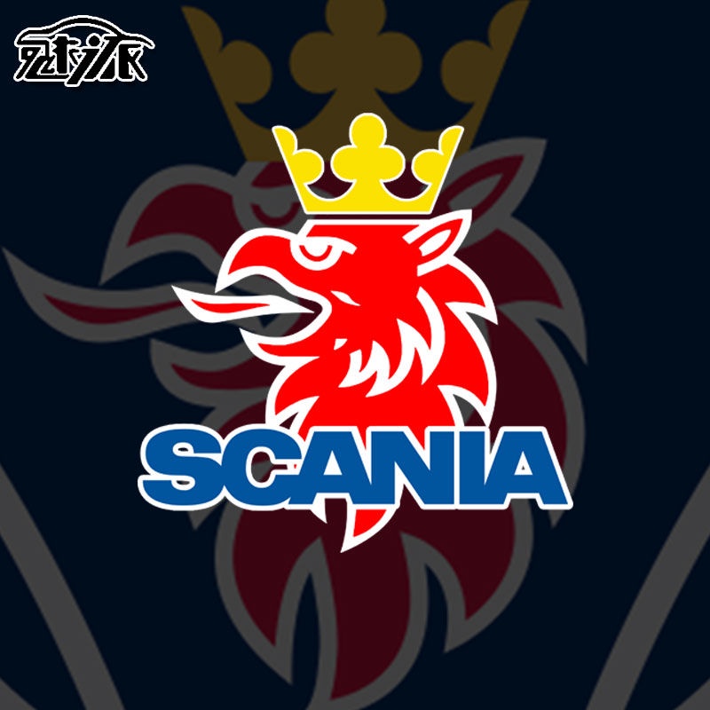 SCANIA car stickers RH500 R500 770S G440 truck door scratch stickers decorative reflective stickers