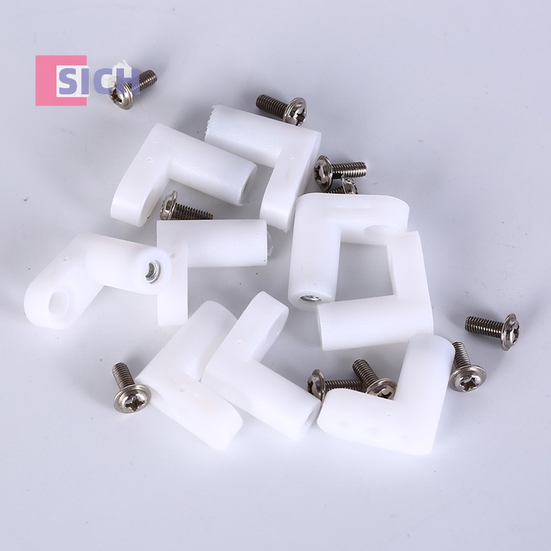 [Sich] ใหม่ ขายึดพลาสติก pcb 20 มม. ประเภท L พร้อมสกรู 10 ชิ้น