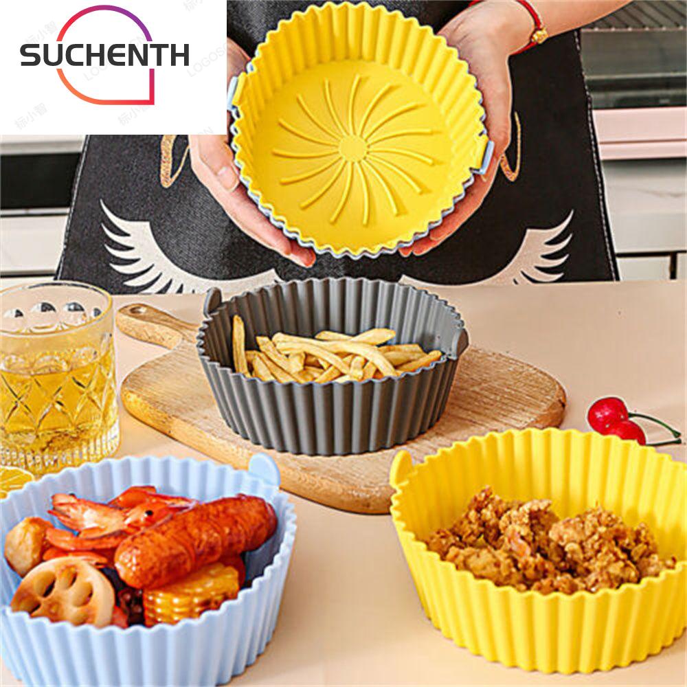 Suchenth ถาดซิลิโคนนิ่ม สําหรับหม้อทอดไร้น้ํามัน