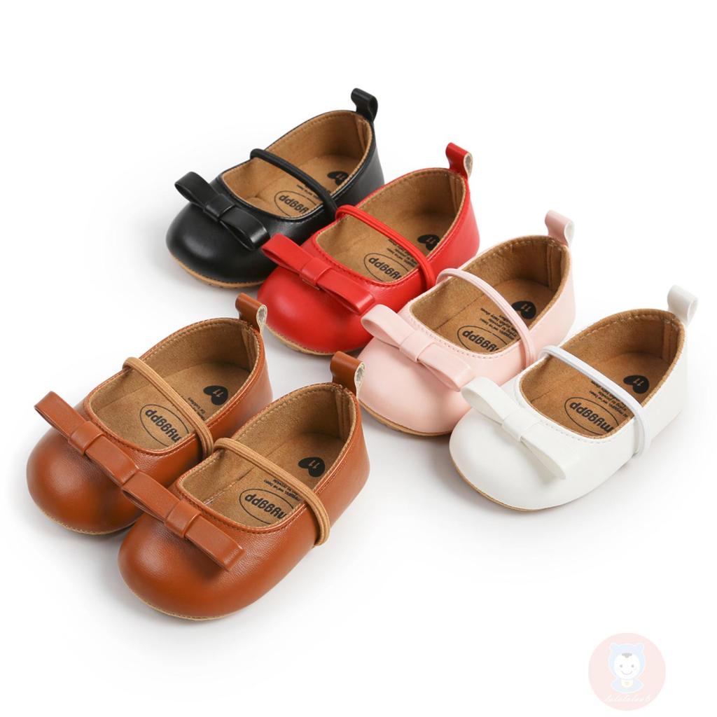 Laa6-infant Baby Girls Cute Bowknot Princess Shoes