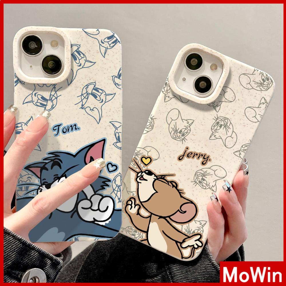 Mowin - เข้ากันได้สำหรับ 15 เคสไอโฟน11 เคส iphone 11 เคส 15 pro max กรณีเป็นมิตรกับสิ่งแวดล้อมสีขาวกรณีนุ่มปกป้องกล้องกันกระแทกน่ารักการ์ตูนคลาสสิกเมาส์แมวเข้ากันได้กับ 14 13 12 11 PRO MAX XS 8 PLUS