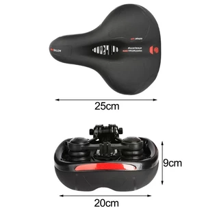 🚴‍♂️อานจักรยาน เบาะจักรยานนุ่มก้นใหญ่ อานจักรยานโฟม มีแถบสะท้อนแสง อานจักรยานเสือภูเขาที่นั่งโช้คอัพ