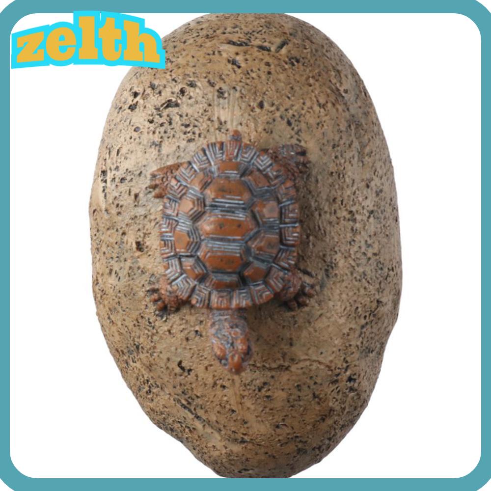 Zelth กล่องเก็บกุญแจ รูปหินเรซิน สีน้ําตาล สําหรับซ่อนกุญแจ เครื่องประดับ ของขวัญ