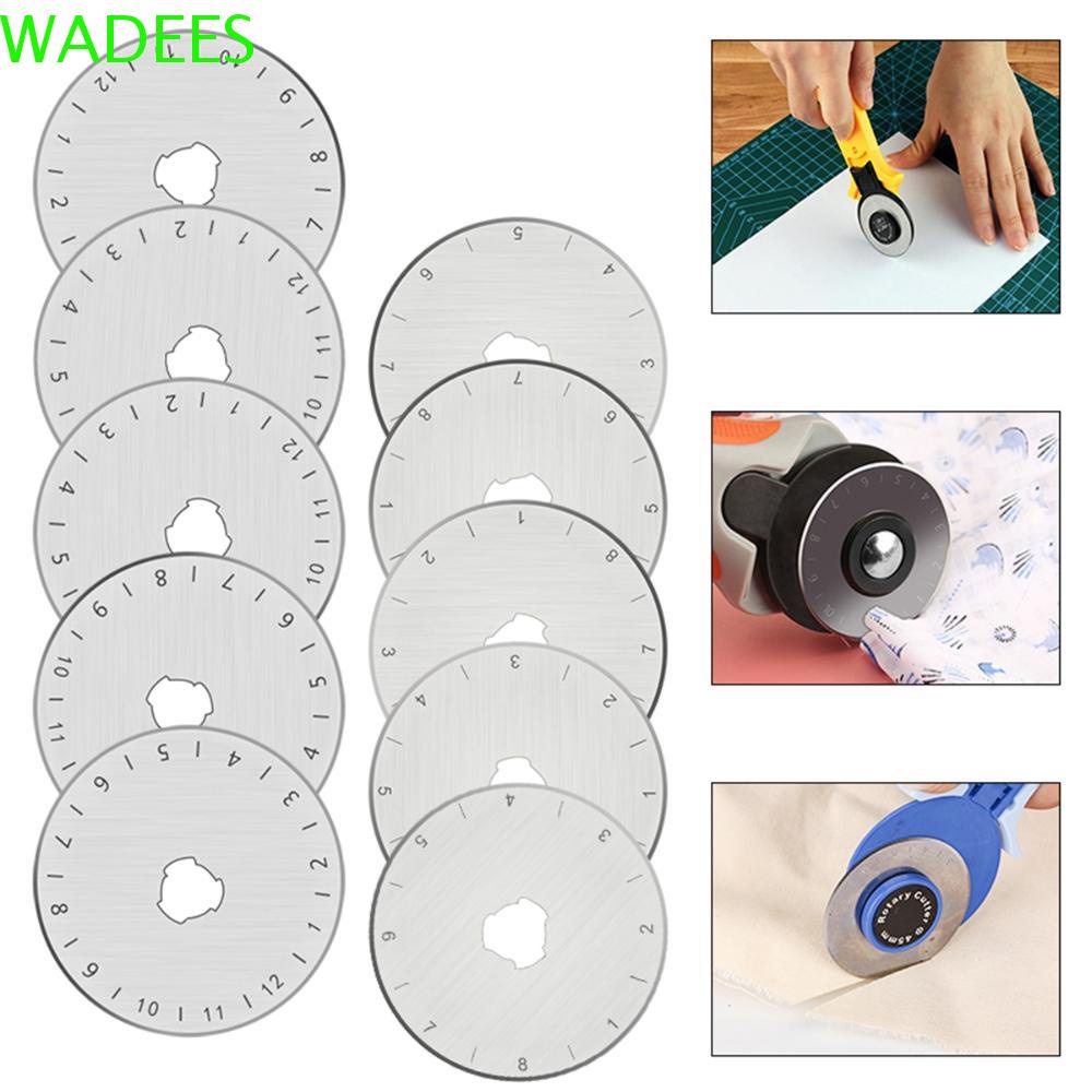 Wadees ใบมีดคัตเตอร์โรตารี่ 28 45 มม. สําหรับงานหนัง OLFA DAFA Quilting
