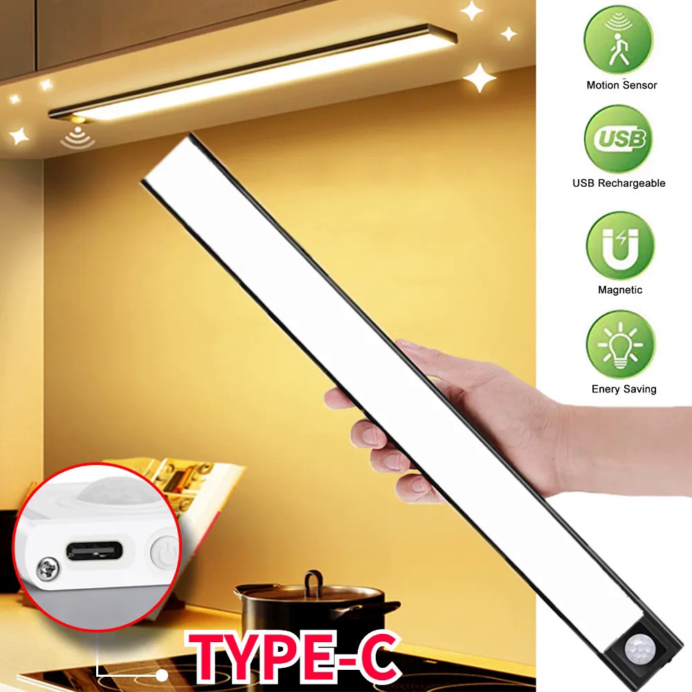 Night Light Led Light Under Cabinet Light Motion Sensor night light Closet Light Cabinet Kitchen Lig