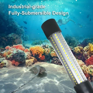 12V-36V ไฟล่อหมึก 126LED ไฟสีเขียว ขนาด15วัตต์ ไฟสีเขียว ไฟล่อกุ้งไ