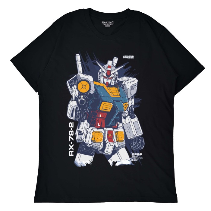 Gundam RX 78  T-shirt Distro Unisex เสื้อยืดคอกลม S-5XL