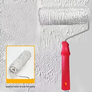 Louting Texture รูปแบบแปรงลูกกลิ้ง Drywall Compound Roller แปรงผนัง Putty Roller สําหรับทาสีโป๊วและ Rolling Plas