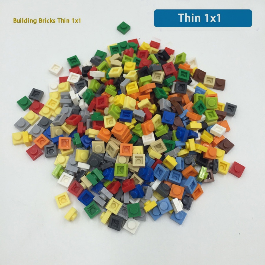 บล็อกตัวต่อ 1x1 เข้ากันได้กับ 3024 DIY Pixel Art Remix Painting QR Code Building Block Part Brick Mosaic Maker ของเล่นสําหรับศิลปิน 200 ชิ้น ต่อถุง