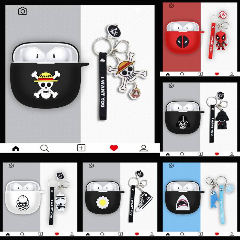 RY11 FOR HONOR Earbuds X6 CASE / Earbuds X5 CASE / LCHSE X5S case Silicone Case Cover  series Dust-p