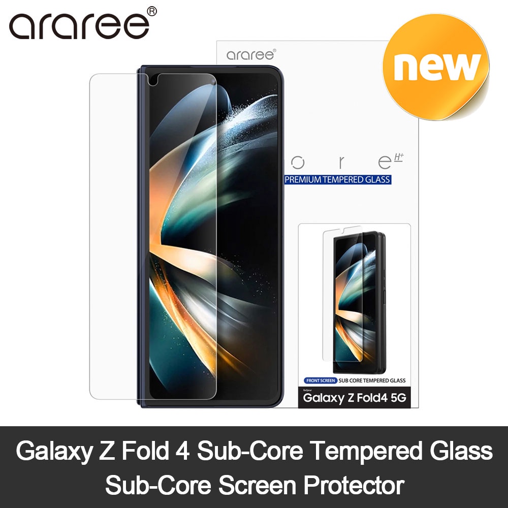 Araree Galaxy Z Fold 4 Core Glass Tempered Screen Protector Korea