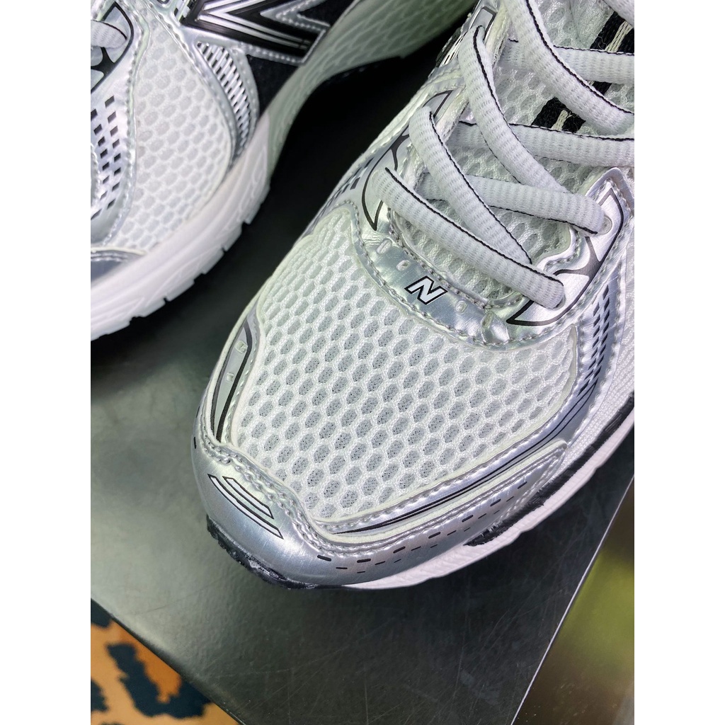 ,New Balance 860 V2 Silver Black Retro Sport Unisex Running Shoes For Men Women Sneakers ML860XD แฟ